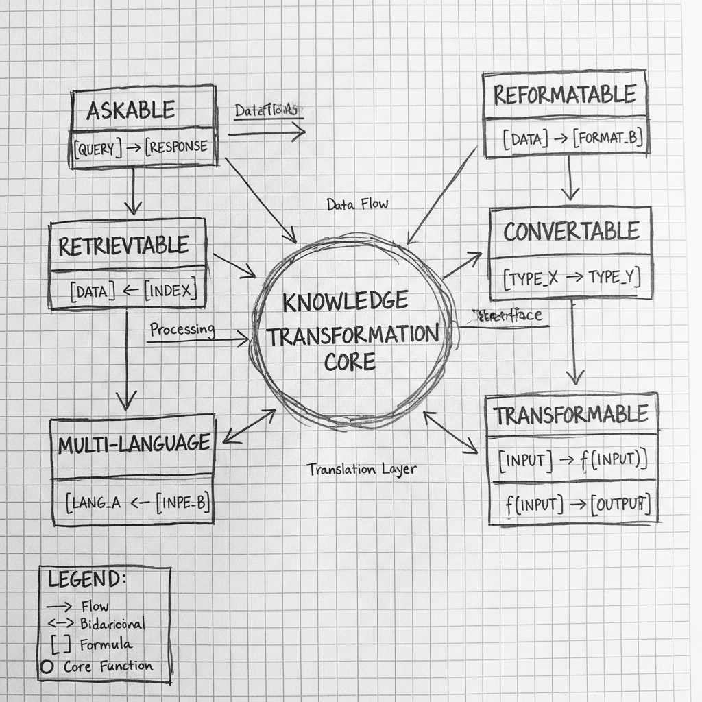 Knowledge transformation capabilities blueprint