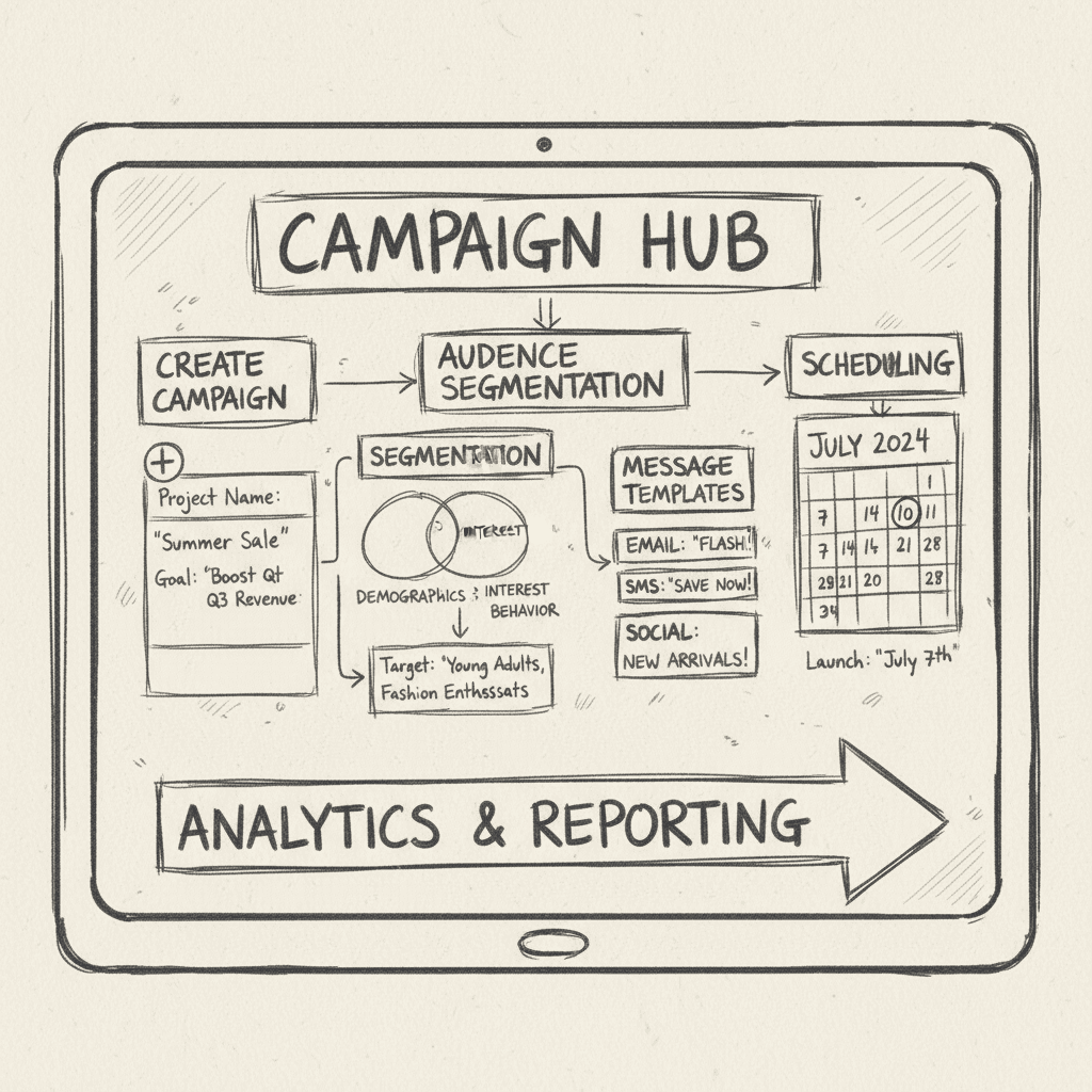 Campaign management interface