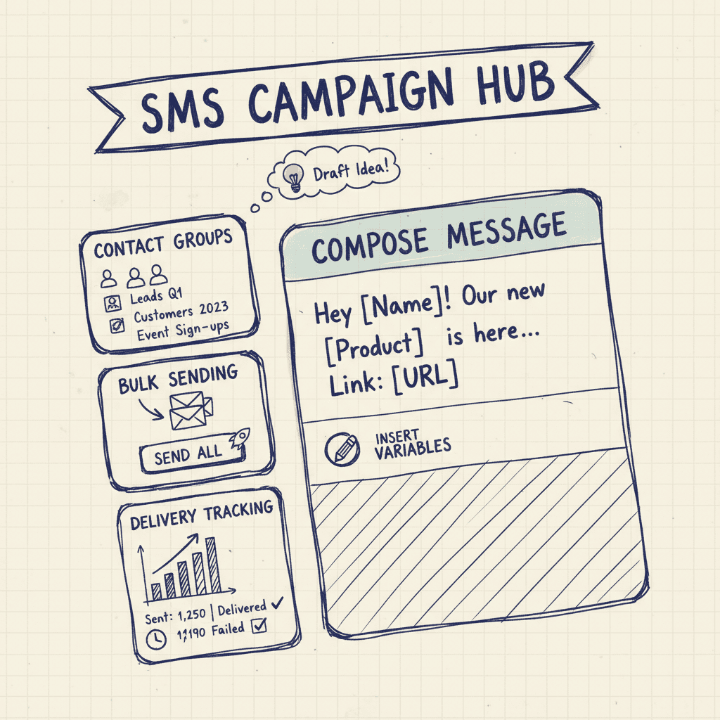 SMS outreach interface