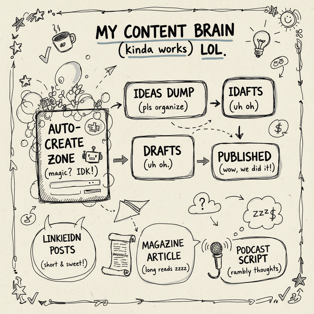 Content creation dashboard