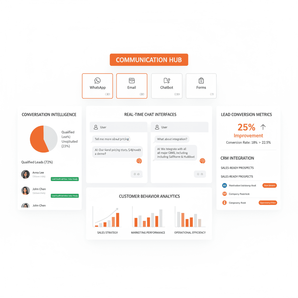 Interact Agent - Multi-channel communication and lead conversion dashboard